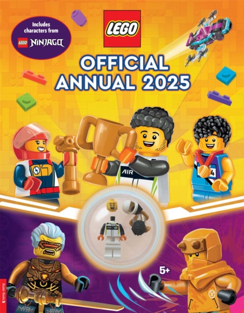 LEGO Books: Official Annual 2025 (with racing driver minifigure and trophy) - 