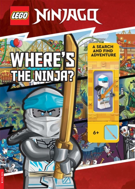 LEGO NINJAGO: Where?s the Ninja? A Search and Find Adventure (with Zane minifigure) - 