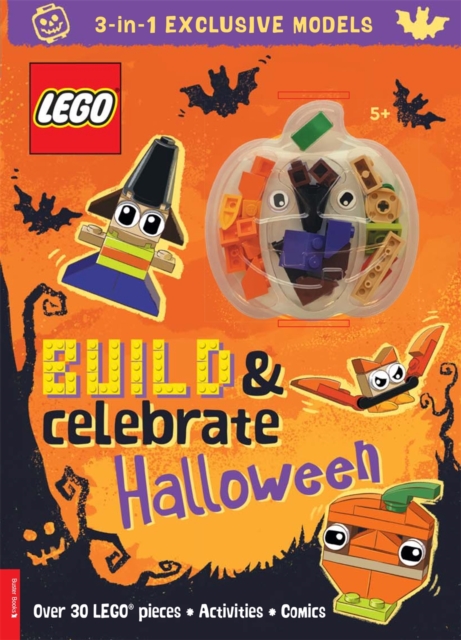 LEGO Books: Build & Celebrate Halloween (includes over 30 pieces) - 