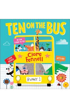 Coperta cărții 'Ten on the Bus - Clare Fennell'