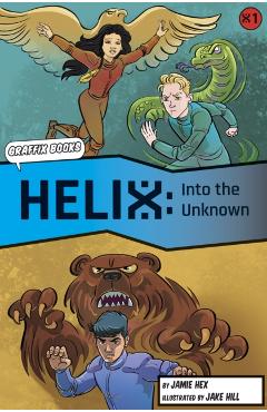 Coperta cărții 'Helix: Into the Unknown (Graphic Reluctant Reader) - Jamie Hex'