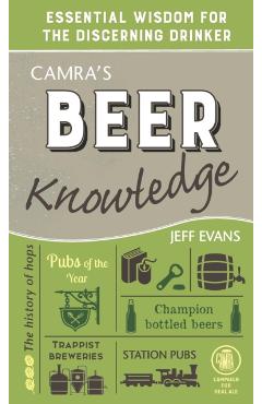 Coperta cărții 'Camra's Beer Knowledge - Jeff Evans'