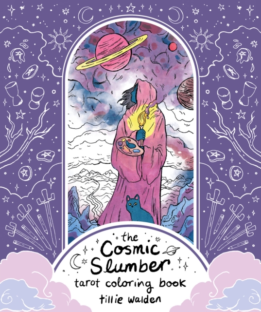 Cosmic Slumber Tarot Coloring Book - Lisa Sterle