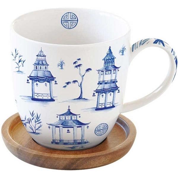 Set cana cu coaster: Pagoda