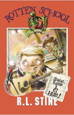Coperta cărții 'Shake, Rattle and Hurl - R. L. Stine'
