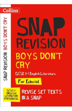 Coperta cărții 'Boys Don’t Cry Edexcel GCSE 9-1 English Literature Text Guide -'