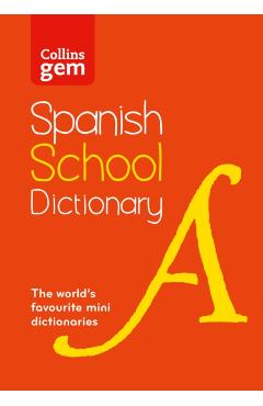 Coperta cărții 'Spanish School Gem Dictionary -'
