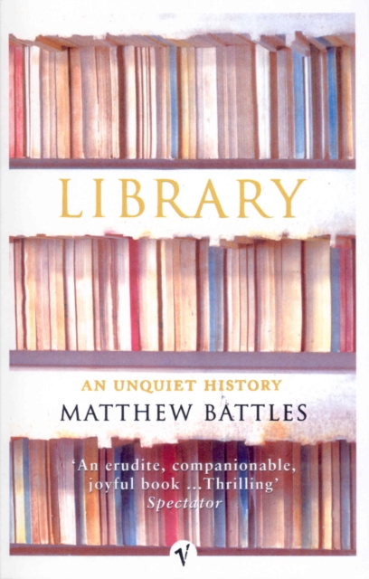 Coperta cărții 'Library - Matthew Battles'