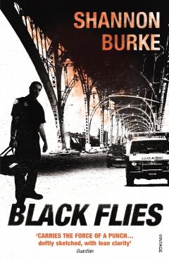 Coperta cărții 'Black Flies - Shannon Burke'