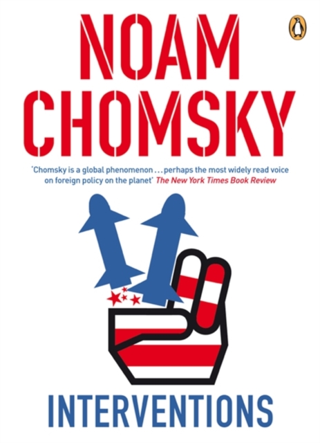 Coperta cărții 'Interventions - Noam Chomsky'