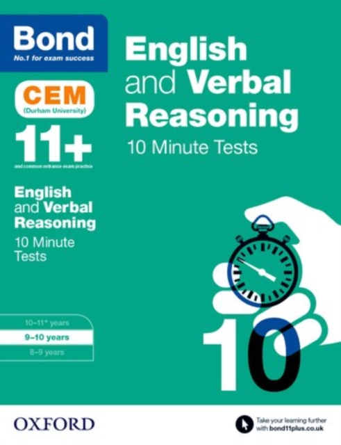 Bond 11+: English & Verbal Reasoning: CEM 10 Minute Tests - Michellejoy|bond 11+ Hughes