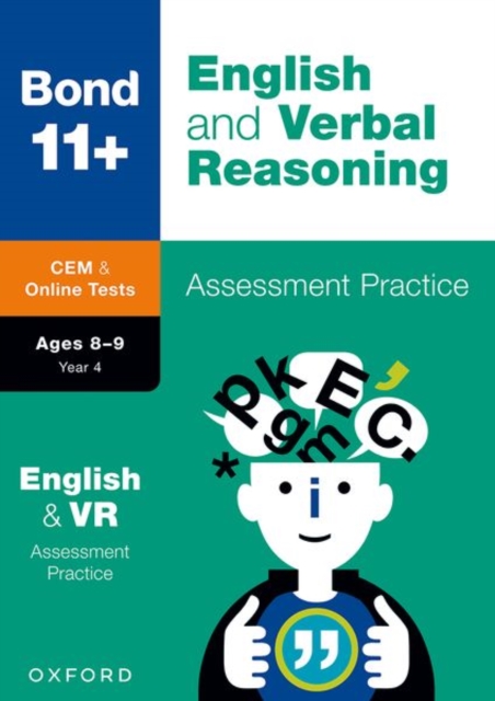 Bond 11+: Bond 11+ CEM English & Verbal Reasoning Assessment Papers 8-9 Years - Michellejoy|bond 11+ Hughes