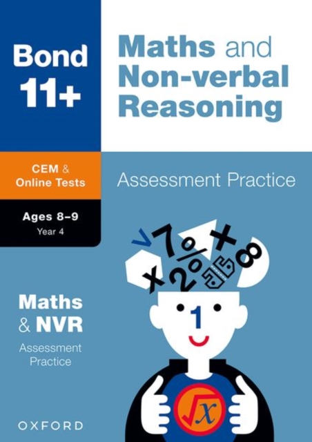 Bond 11+: Bond 11+ CEM Maths & Non-verbal Reasoning Assessment Papers 8-9 Years - Alison|bond 11+ Primrose