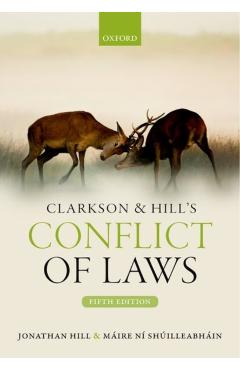 Coperta cărții 'Clarkson & Hill's Conflict of Laws - Jonathan ( Hill'