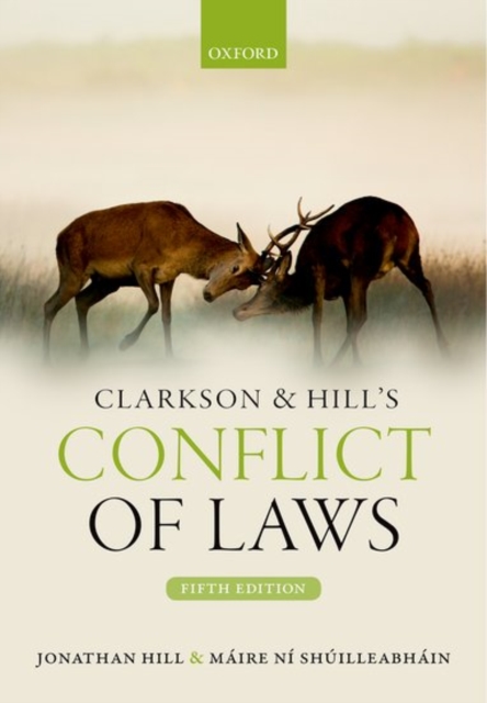 Coperta cărții 'Clarkson & Hill's Conflict of Laws - Jonathan ( Hill'