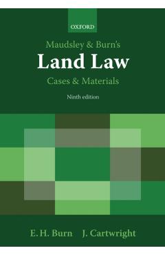 Coperta cărții 'Maudsley & Burn's Land Law Cases and Materials - Edward (formerly Student Of Christ Church Burn'