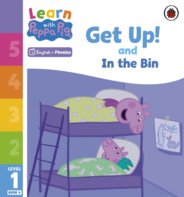 Learn with Peppa Phonics Level 1 Book 4 ? Get Up! and In the Bin (Phonics Reader) - 