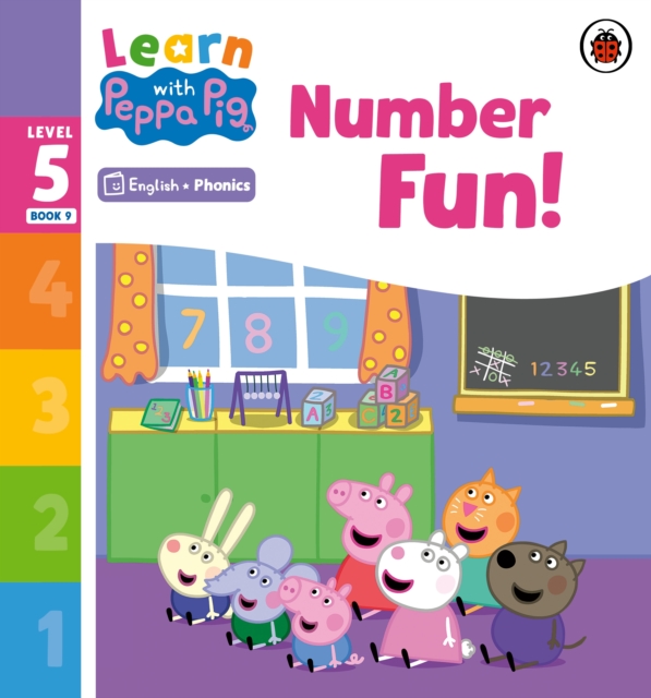 Learn with Peppa Phonics Level 5 Book 9 ? Number Fun! (Phonics Reader) - 