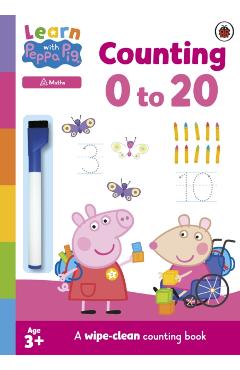 Coperta cărții 'Learn with Peppa: Counting 0–20 -'