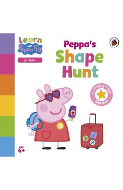Coperta cărții 'Learn with Peppa: Peppa's Shape Hunt -'