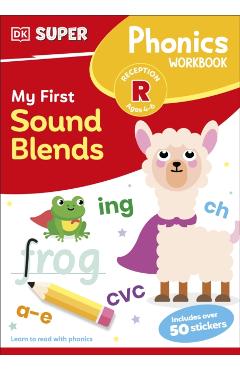 Coperta cărții 'DK Super Phonics My First Sound Blends -'