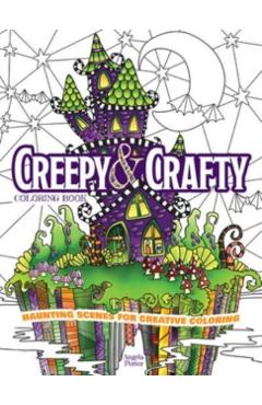 Poza produsului Creepy & Crafty Coloring Book - Angela Porter