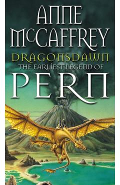 Coperta cărții 'Dragonsdawn - Anne Mccaffrey'