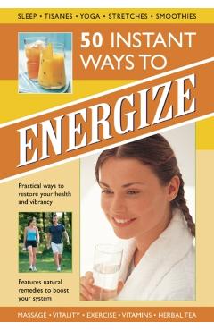 Coperta cărții '50 Instant Ways to Energize! - Tracey Kelly'