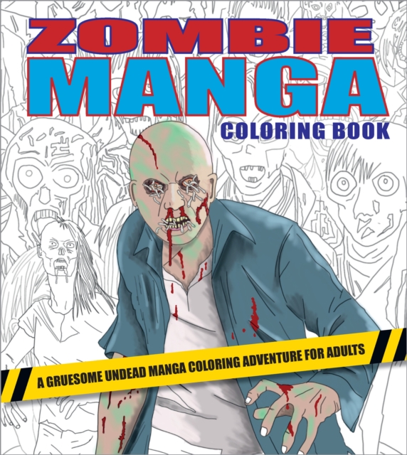 Zombie Manga Coloring Book - 