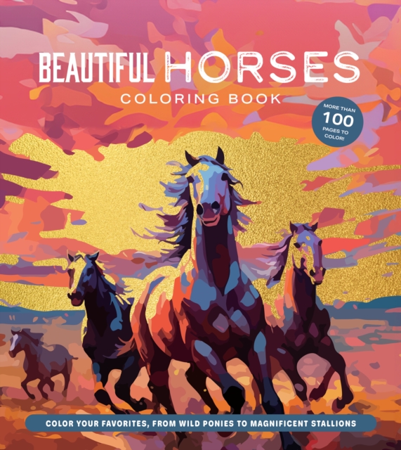 Beautiful Horses Coloring Book - 