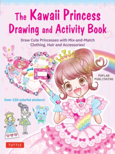 Kawaii Princess Drawing and Activity Book - 