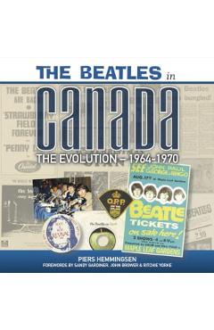 Coperta cărții 'Beatles in Canada - Piers Hemmingsen'