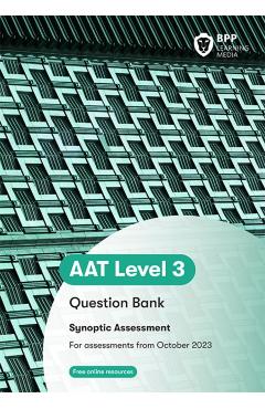 Coperta cărții 'AAT - Advanced Diploma in Accounting Synoptic Question Bank -'