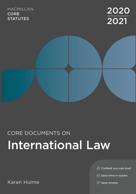 Core Documents on International Law 2020-21 - Karen (university Of Essex Hulme