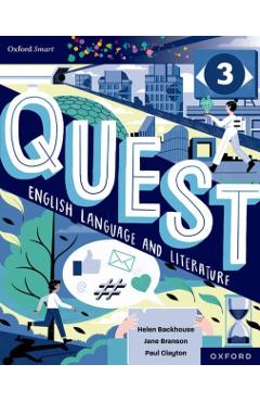 Coperta cărții 'Oxford Smart Quest English Language and Literature Student Book 3 - Helen|clayton Backhouse'