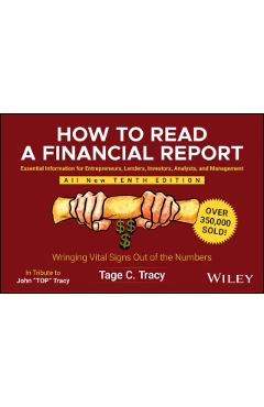 Coperta cărții 'How to Read a Financial Report - Tage C. (tmk And Associates) Tracy'