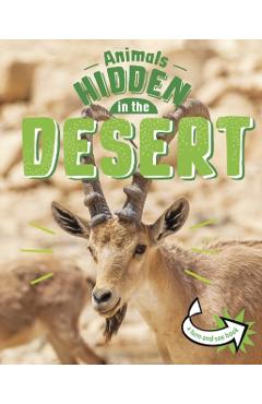 Coperta cărții 'Animals Hidden in the Desert - Jessica Rusick'