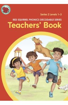Coperta cărții 'Red Squirrel Phonics Teachers' Book Levels 1-3 Set 2 -'