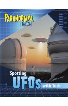 Coperta cărții 'Spotting UFOs with Tech - Megan Cooley Peterson'