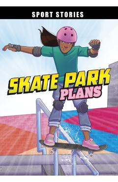 Coperta cărții 'Skate Park Plans - Jake Maddox'