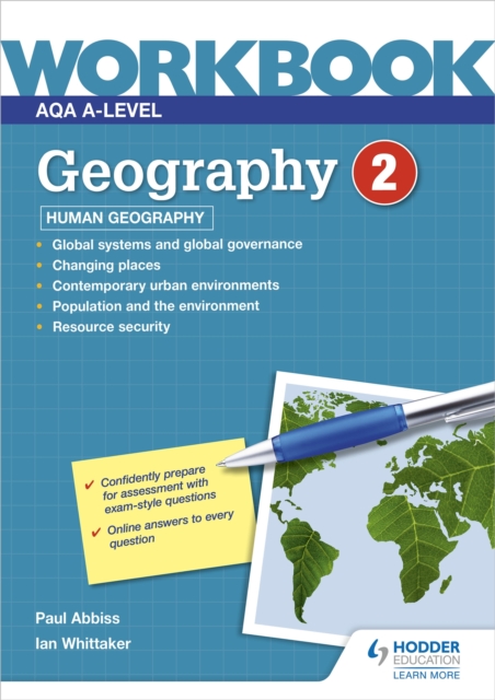 AQA A-level Geography Workbook 2: Human Geography - Paul|whittaker Abbiss