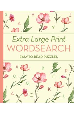 Coperta cărții 'Extra Large Print Wordsearch - Eric Saunders'