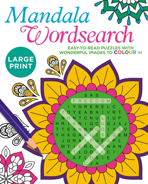 Large Print Mandala Wordsearch - Eric Saunders