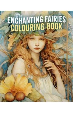 Coperta cărții 'Enchanting Fairies Colouring Book - Tansy Willow'