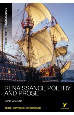 Coperta cărții 'York Notes Companions: Renaissance Poetry and Prose - June Waudby'