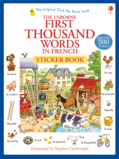 First Thousand Words in French Sticker Book - Heather Amery