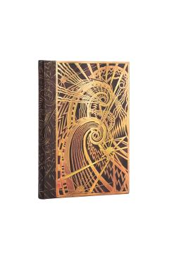 Poza produsului Chanin Spiral (New York Deco) Midi Lined Hardcover Journal - 