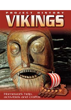 Coperta cărții 'Project History: The Vikings - Sally Hewitt'