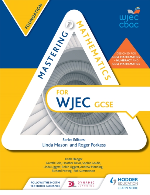 Coperta cărții 'Mastering Mathematics for WJEC GCSE: Foundation - Gareth|davis Cole'
