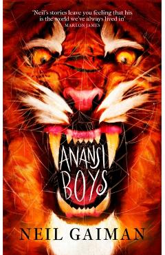 Coperta cărții 'Anansi Boys - Neil Gaiman'